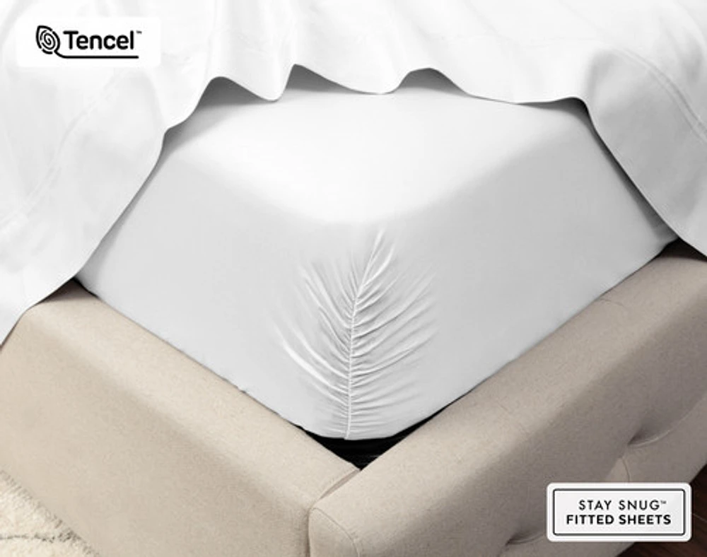500TC Eucalyptus Luxe TENCEL Lyocell Sheet Set Fitted