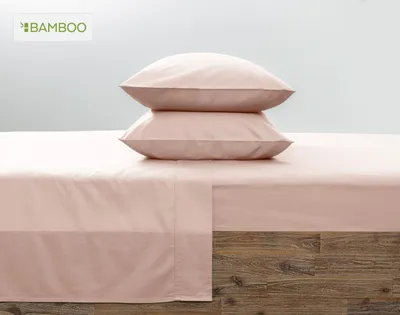 Egyptian cotton and bamboo pillowcases 330-thread-count Set of 2