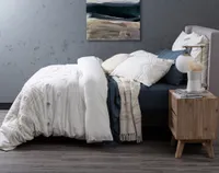 Charity Duvet Cover, Cotton, Geometric, Beige,