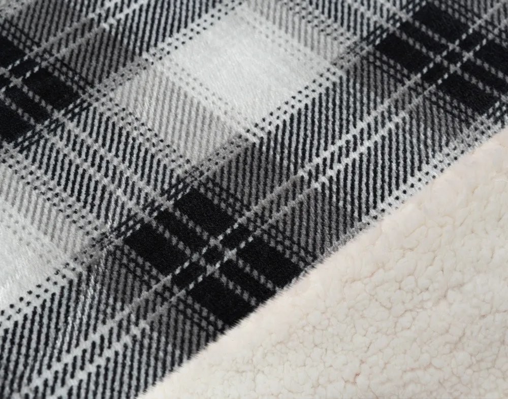 Plaid Sherpa Blanket