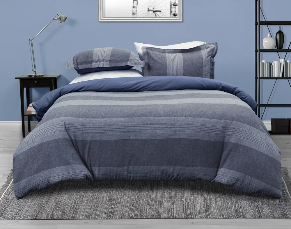 Linen Blend Duvet Cover Set