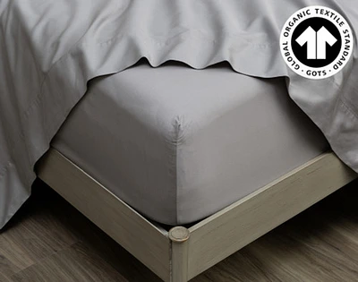 300TC Organic Cotton Fitted Sheet