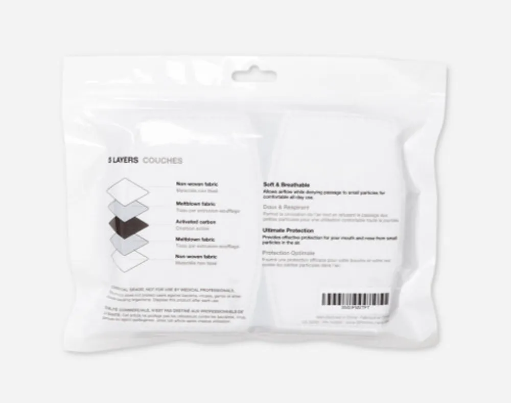 PM2.5 Face Mask Replacement Filters