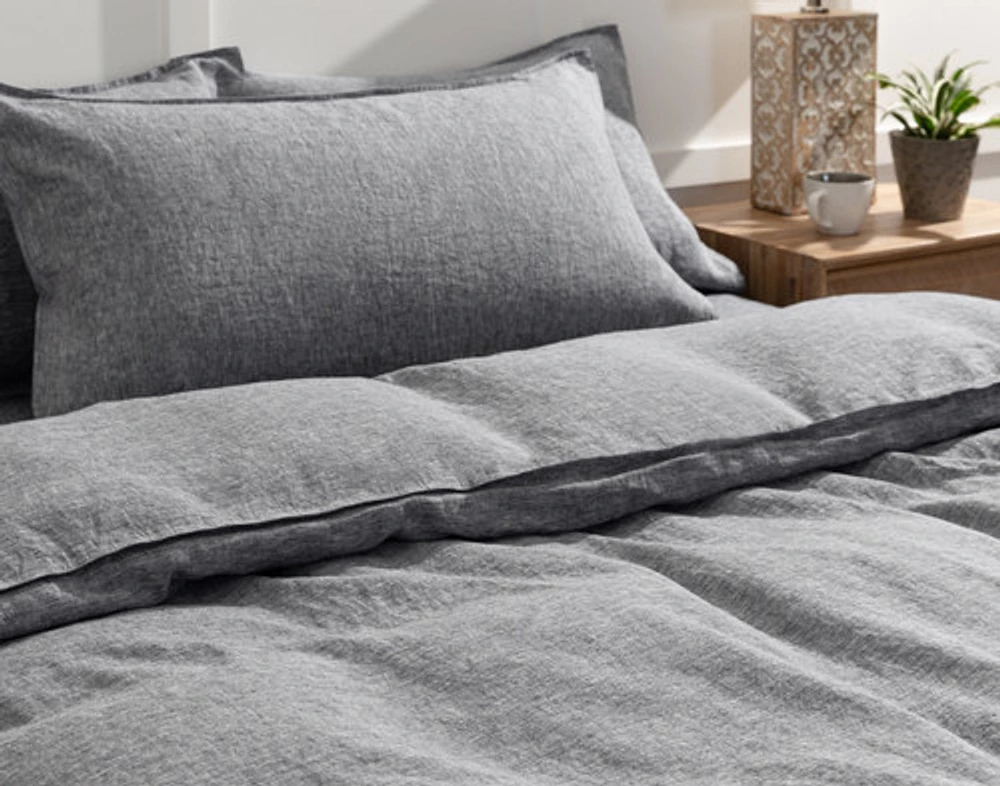Signature Vintage Washed European Linen Duvet Cover