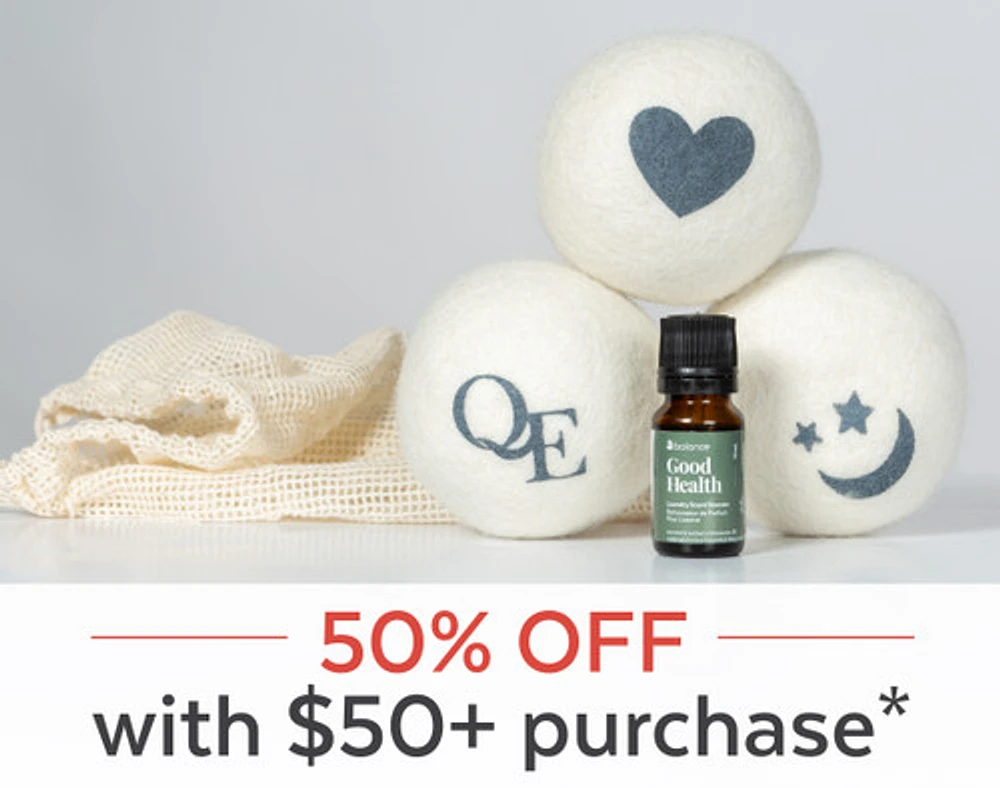 Linen Love Wool Dryer Ball Set & Essential Oil Laundry Blend