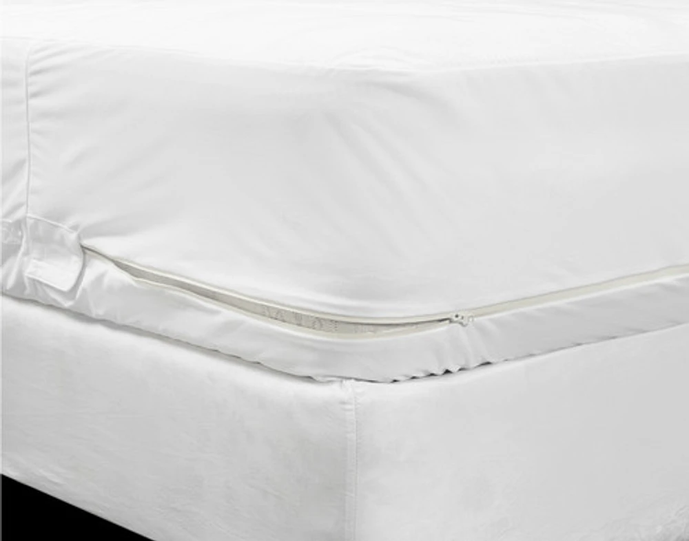 Anti Bed Bug Mattress Encasement, White,