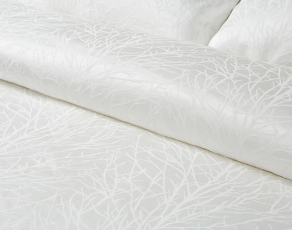 Blanchard Duvet Cover, Cotton, Scenic, White,