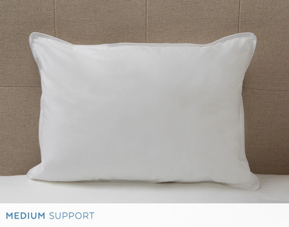 Petite Microfiber Pillow, White