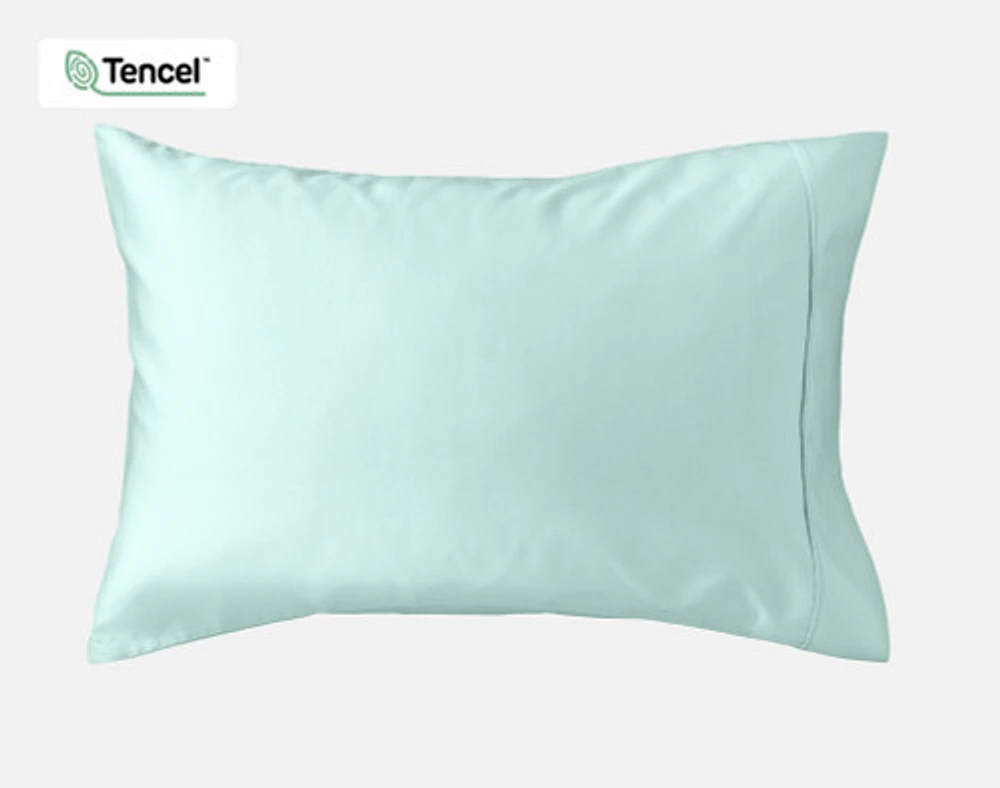 Eucalyptus Luxe Pillowcases - Fountain Blue (Set of 2) - Standard