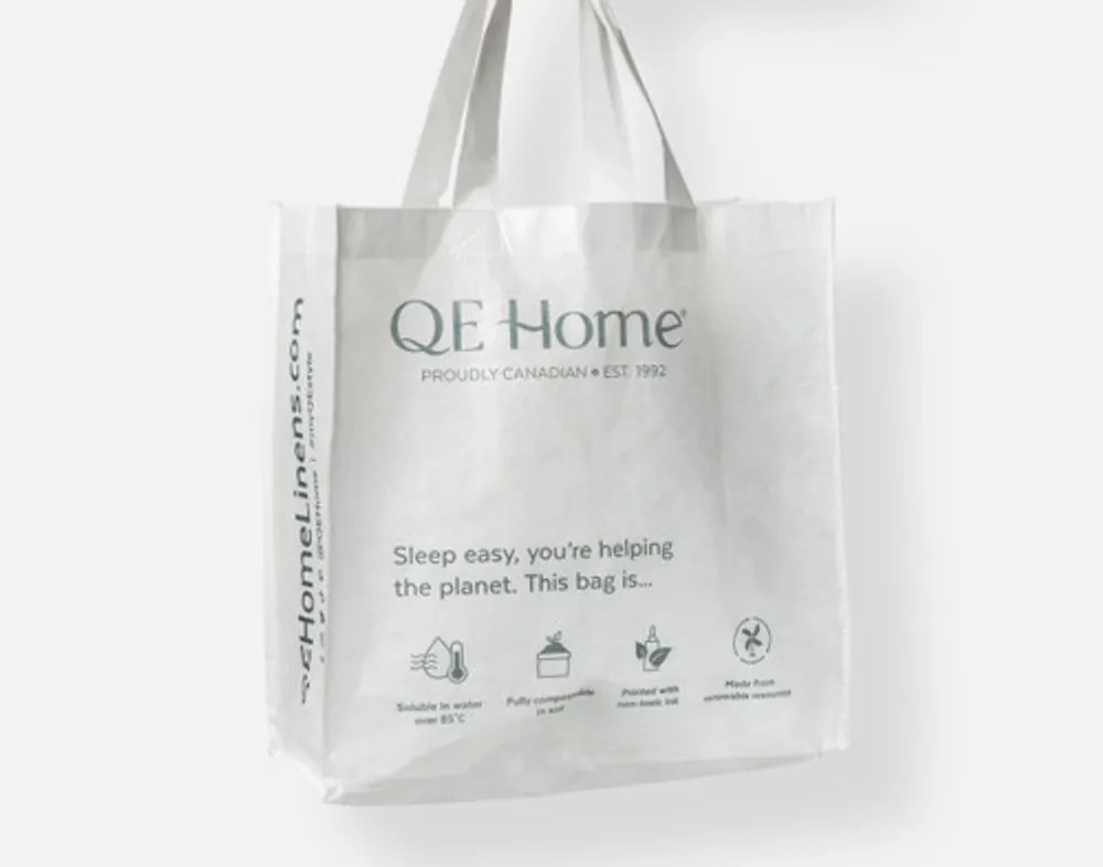 Solubag Reusable Shopping Bag, White,