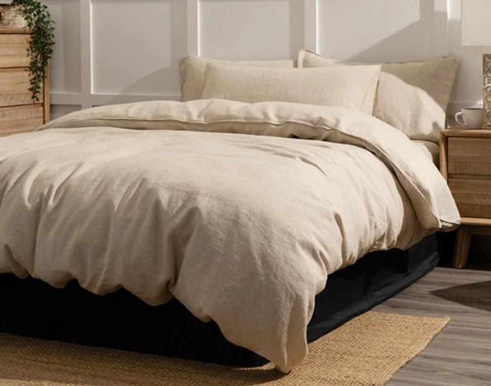 Signature Vintage Washed European Linen Duvet Cover