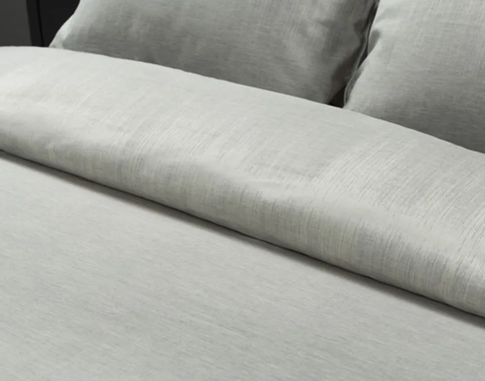 Benito Duvet Cover, Bamboo Cotton, Ombre, Grey,