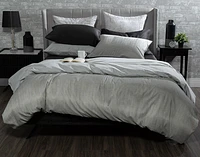 Benito Duvet Cover, Ombre, Grey,