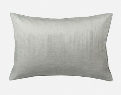 Benito Pillow Sham (Sold Individually) by QE Home  (King, Grey)