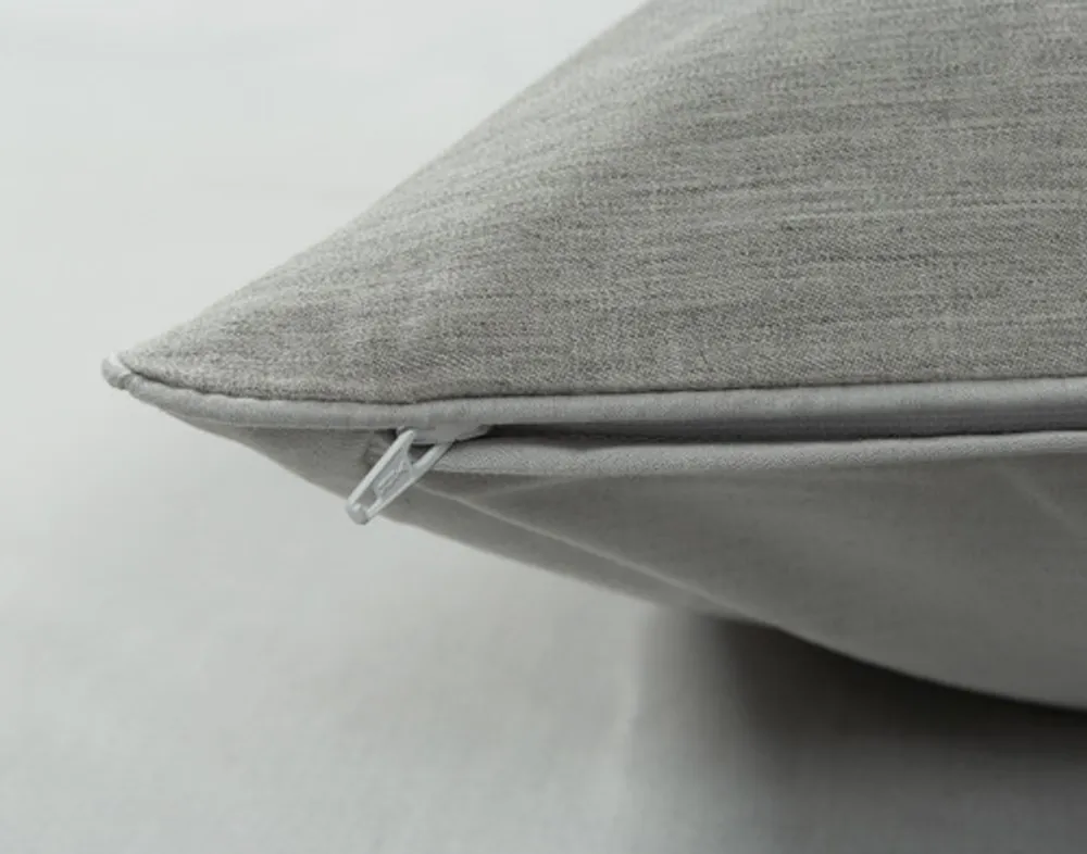 Benito Pillow Sham, Ombre, Grey,