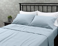 Cotton Percale Sheet Set - Blue - King