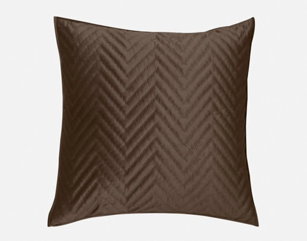 Quilted Chevron Euro Sham