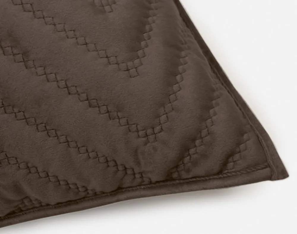 Quilted Chevron Euro Sham