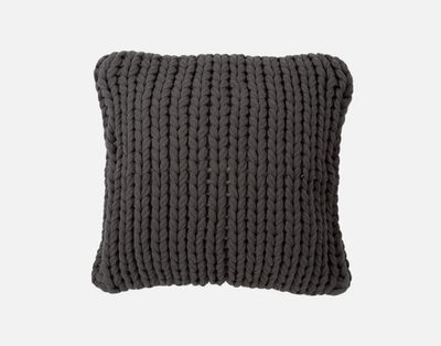 Corded Knit Square Cushion Cover