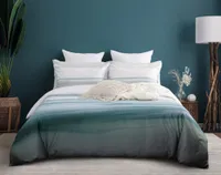 Tidal Duvet Cover, Ombre, Blue,