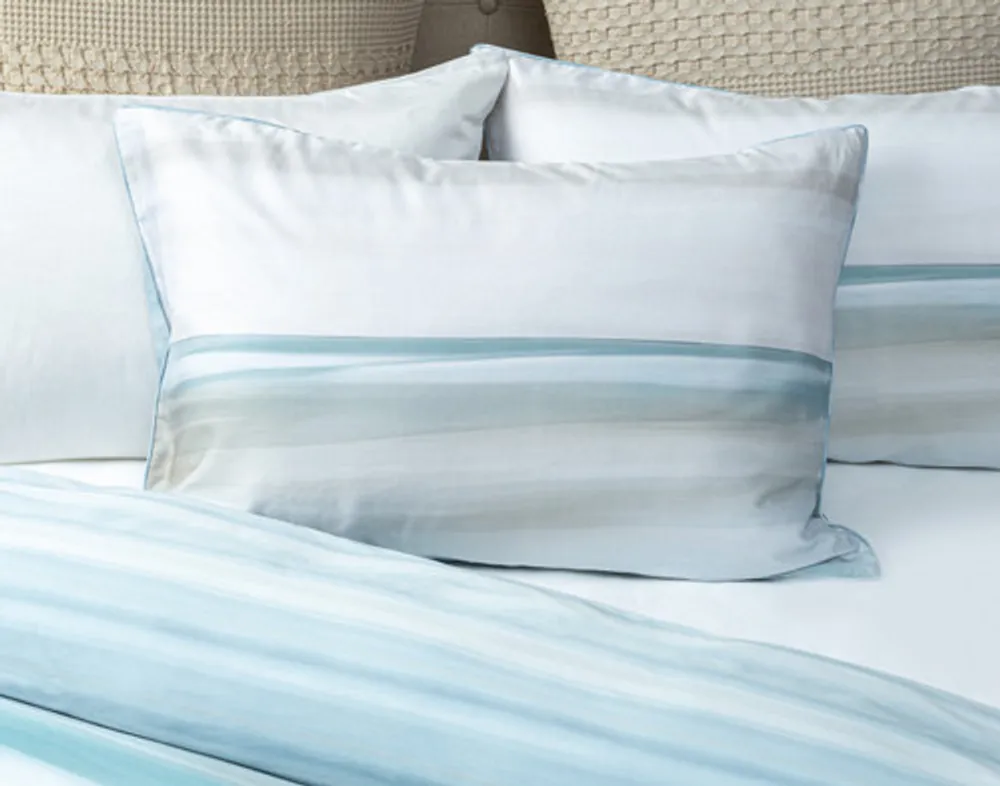 Tidal Duvet Cover, Ombre, Blue,