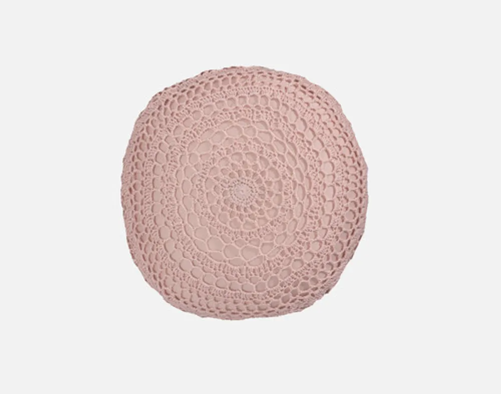 Angelica Round Cushion, Pink