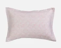 Angelica Pillow Sham, Floral, White,