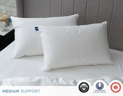 Opula Firm White Down Pillow, Crafted