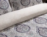 Dover Duvet Cover, Paisley, Blue, Super King