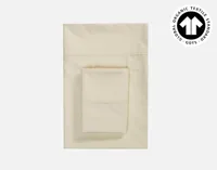 Undyed & Unbleached Organic Cotton Sateen Pillowcases