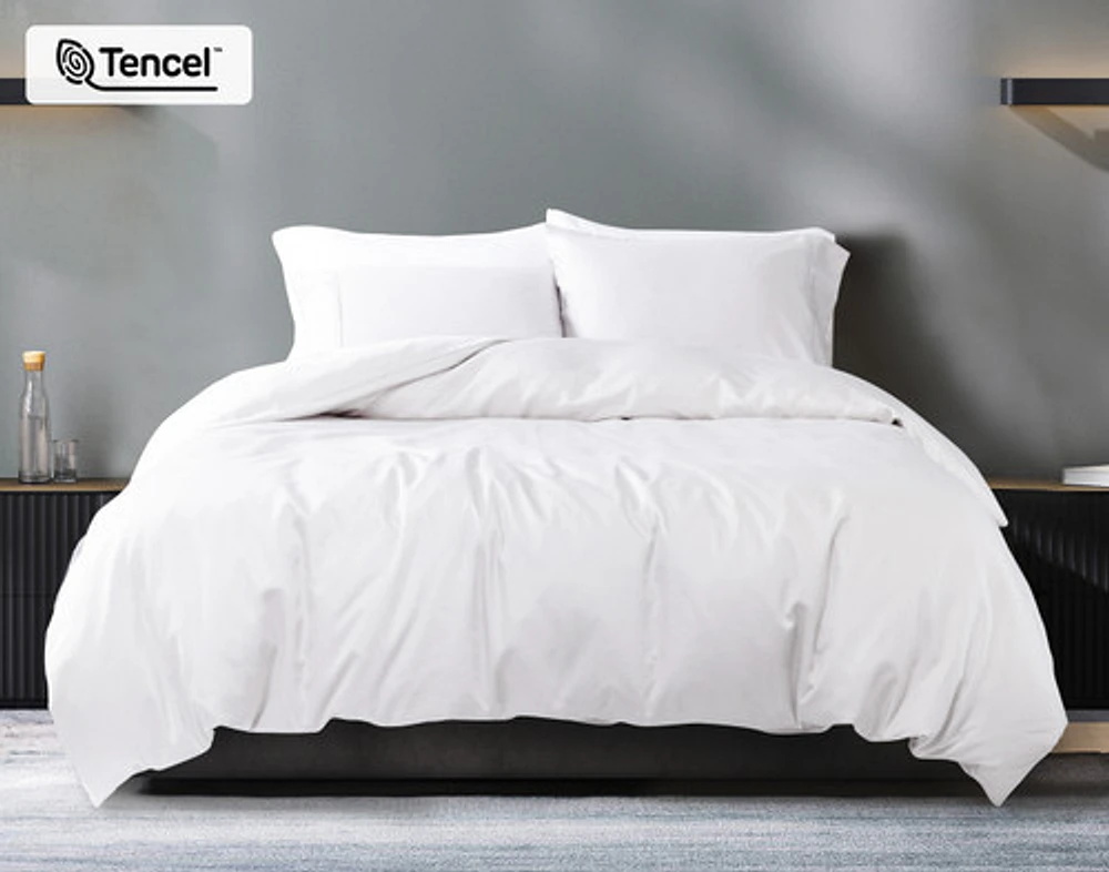 500TC Eucalyptus Luxe TENCEL Lyocell Sheet Set Duvet Cover