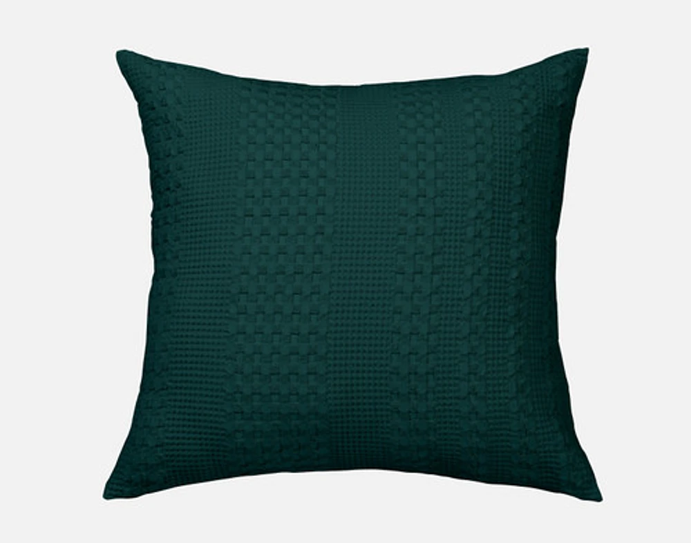 Waffle Cotton Euro Sham