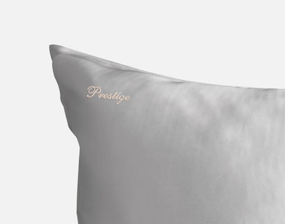 Custom Embroidered 100% Mulberry Silk Pillowcase