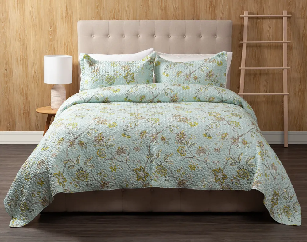 Fairbanks Recycled Polyester Coverlet Set**