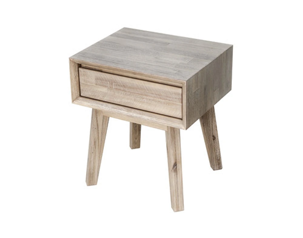 Gia Nightstand, White