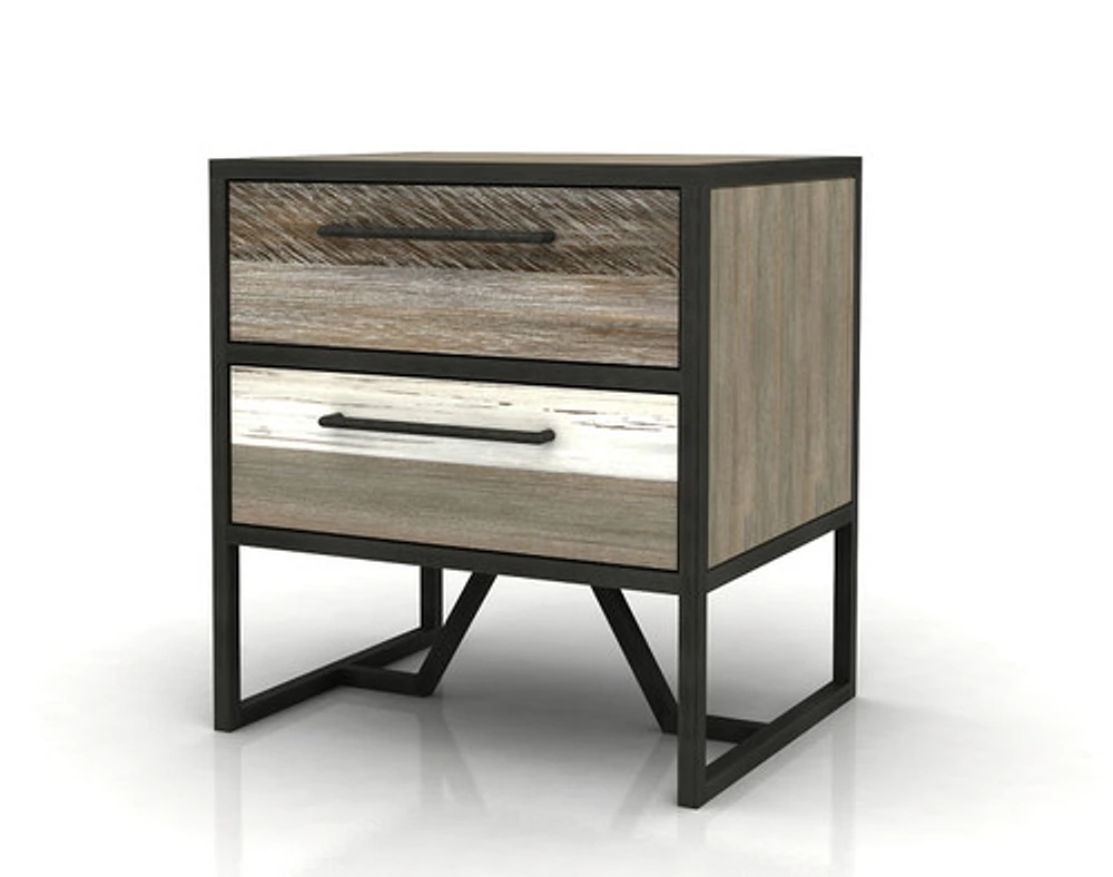 Metro Havana Nightstand, White