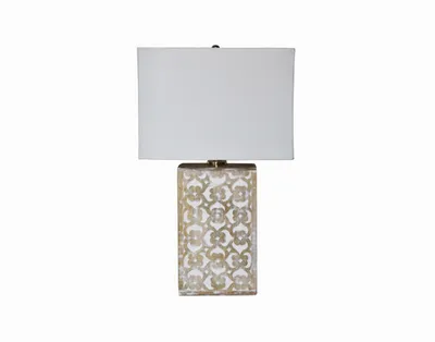 Skye Blossom Table Lamp, Brown