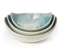 Dorian Decorative Ceramic Bowls (Set of 3), Green