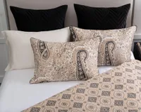 Lansdowne Duvet Cover, Paisley, GOTS Certified, Beige,