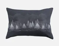 Plateau Pillow Sham, Scenic, Grey,