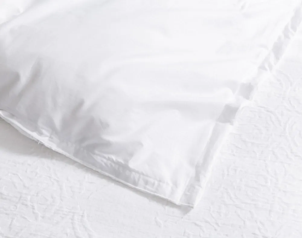 Corinthia Duvet Cover, Cotton, Geometric, White, King