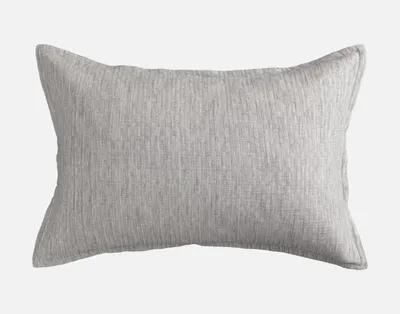 Ancora Pillow Sham, Geometric, Grey, King