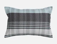 Vilanova Pillow Sham, Geometric, Blue, Queen