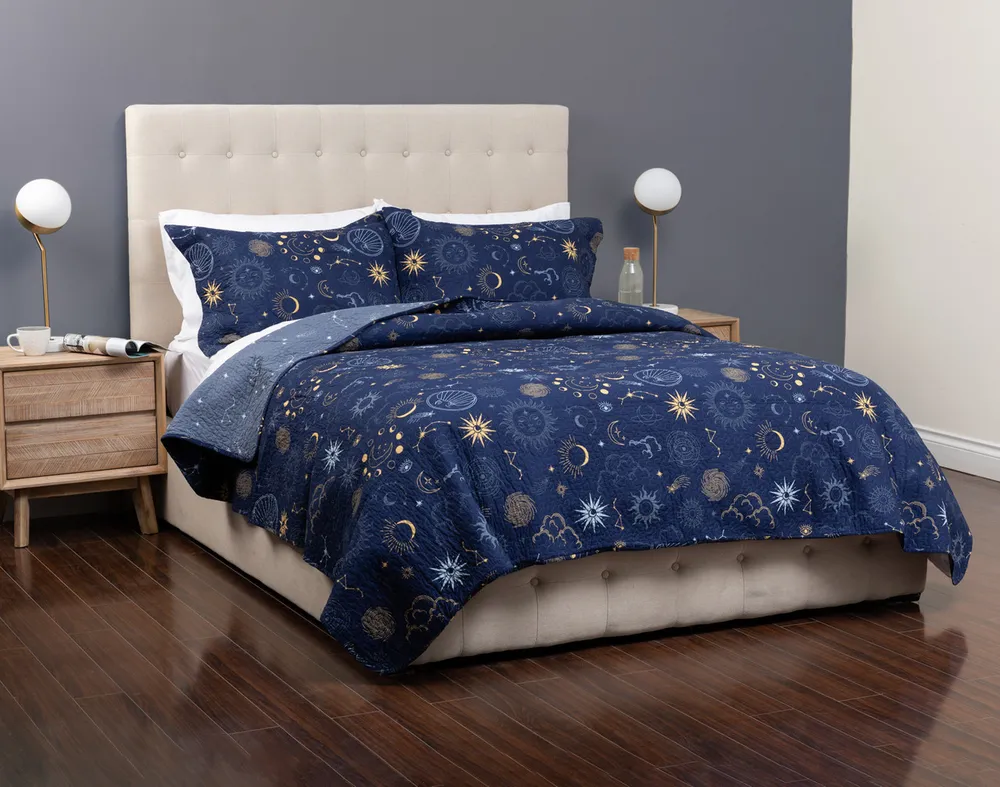 Solar System Cotton Quilt Set