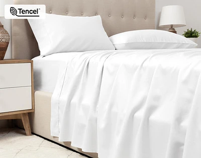 500TC Eucalyptus Luxe TENCEL Lyocell Sheet Set Flat Sheet