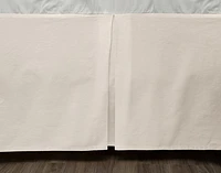 Cotton Twill Bedskirt - Driftwood - Queen