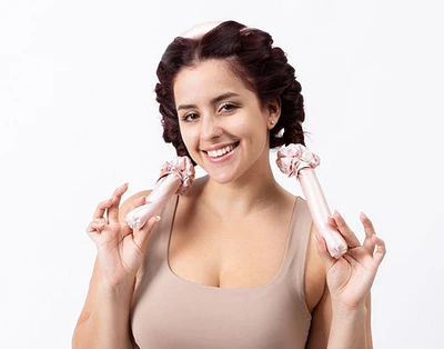 100% Mulberry Silk Wrapped Heatless Curler Set