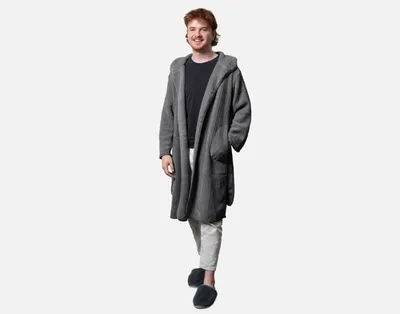 Chenille Sherpa Bathrobe