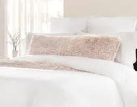 Frosted Lumbar Pillow - Woodrose