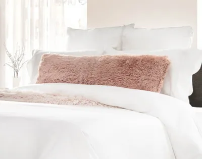 Frosted Lumbar Pillow - Camellia
